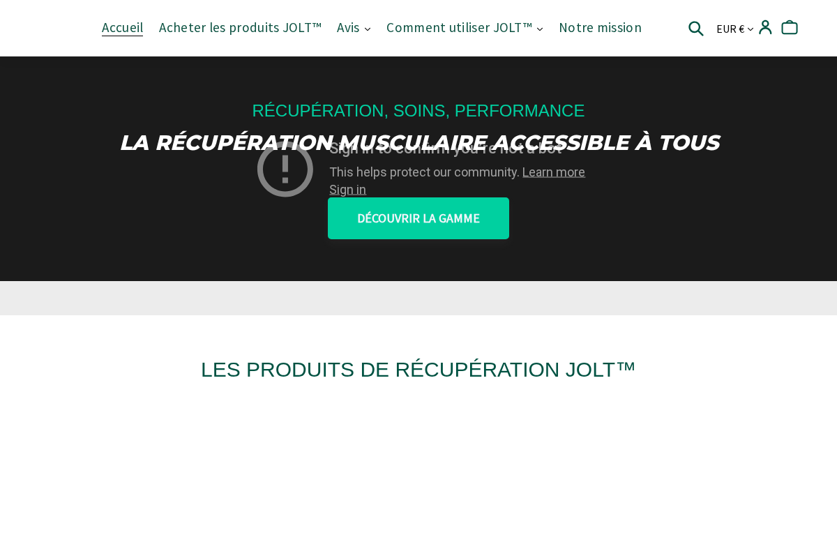 JOLT homepage screenshot