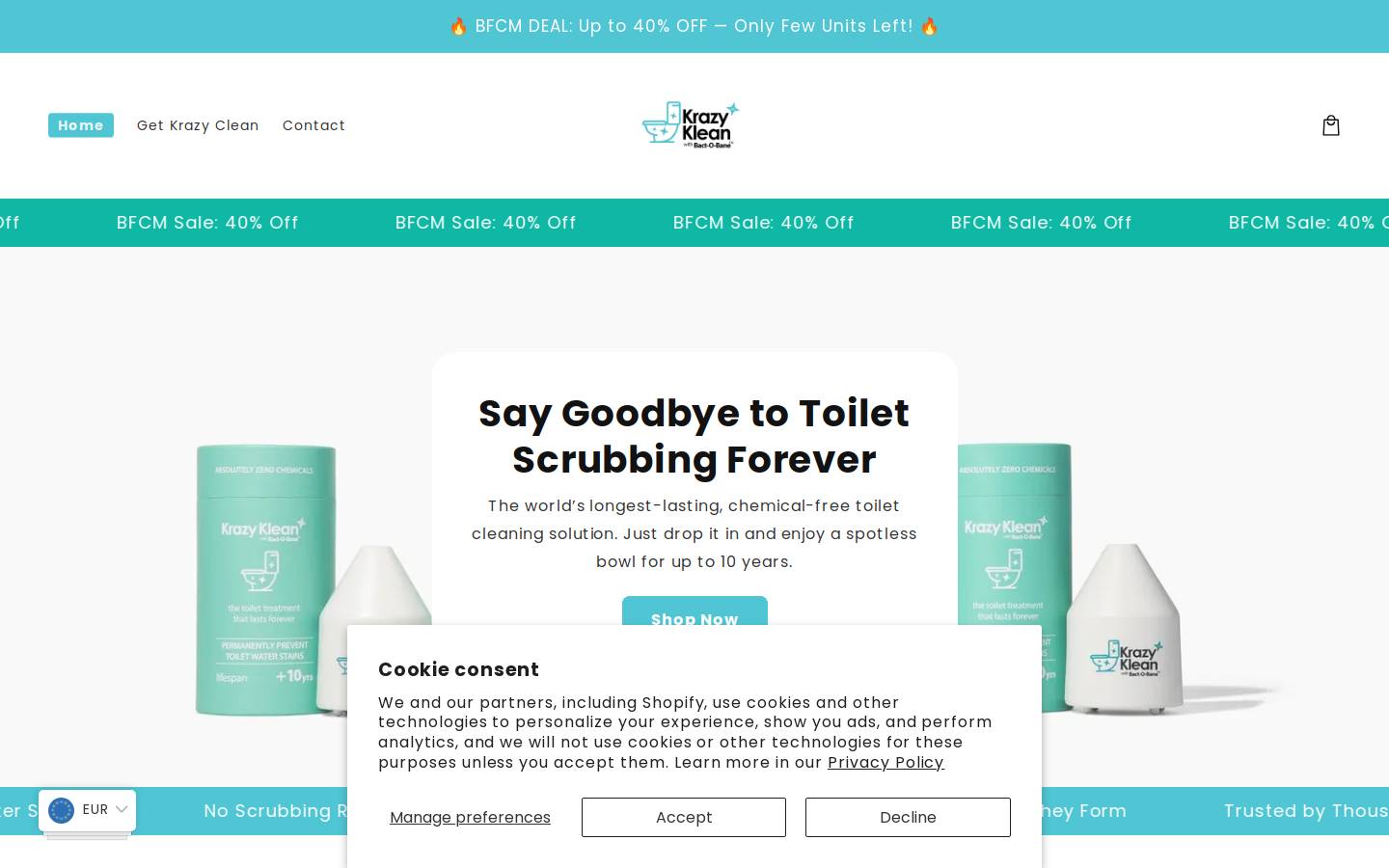 getkrazy.com homepage screenshot