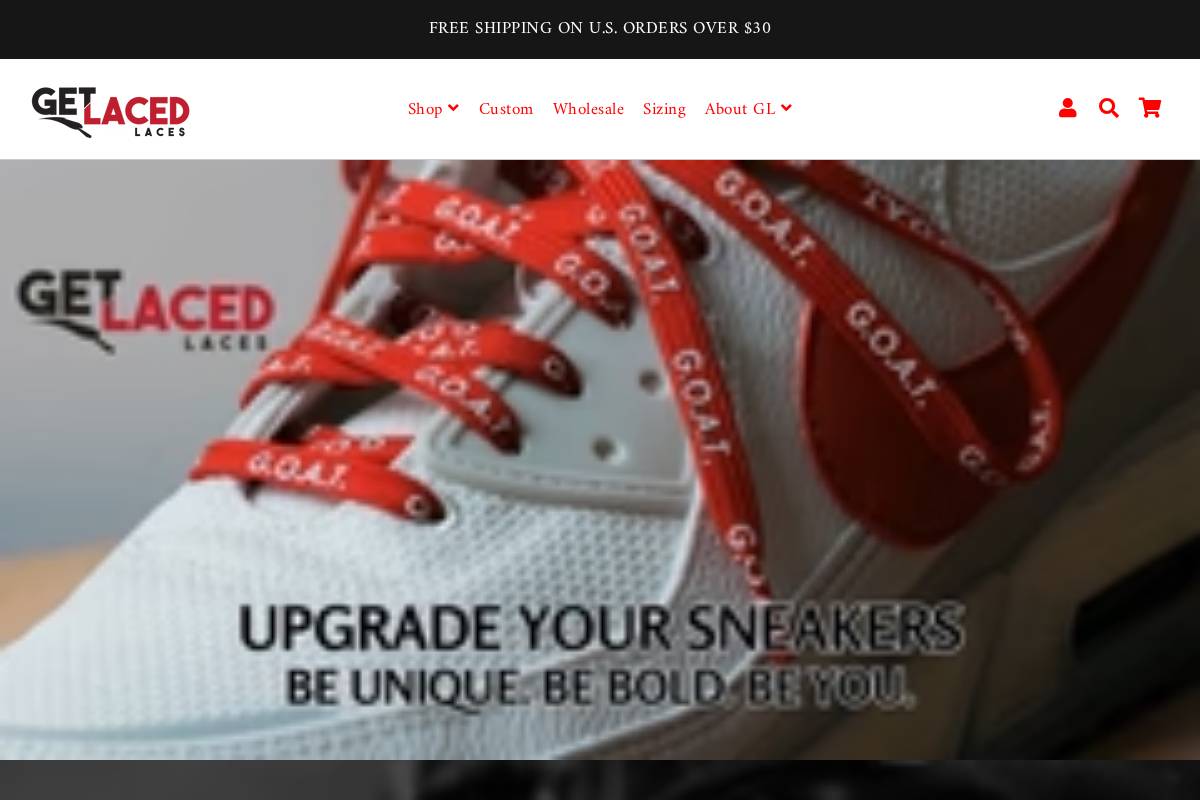 getlacedlaces.com homepage screenshot