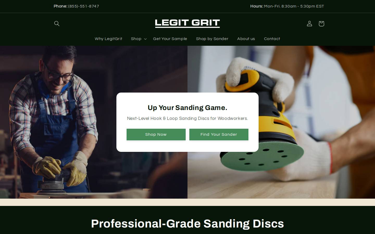 getlegitgrit.com homepage screenshot