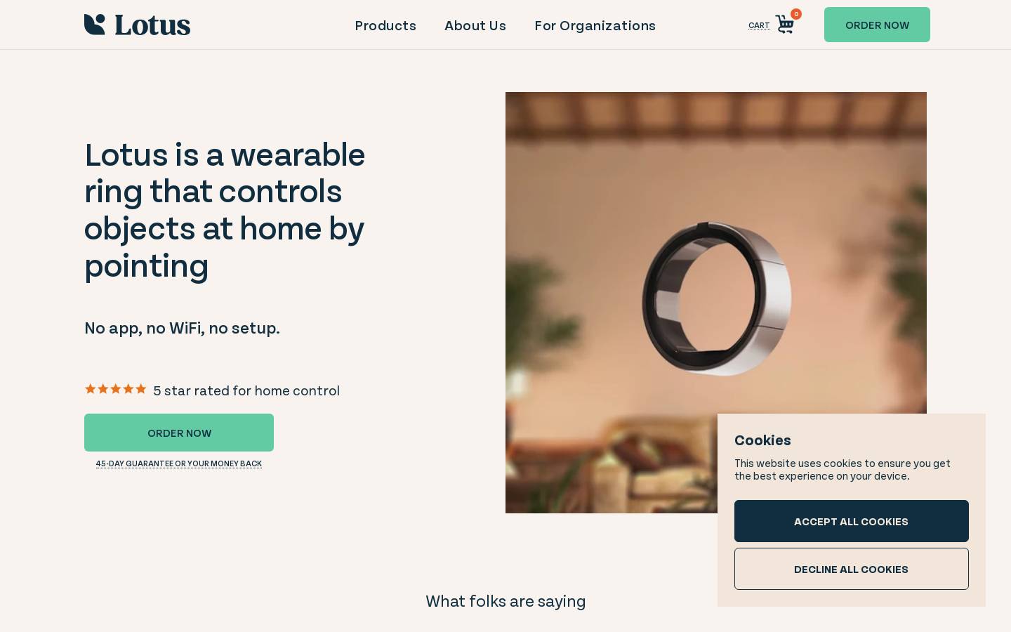 getlotus.com homepage screenshot