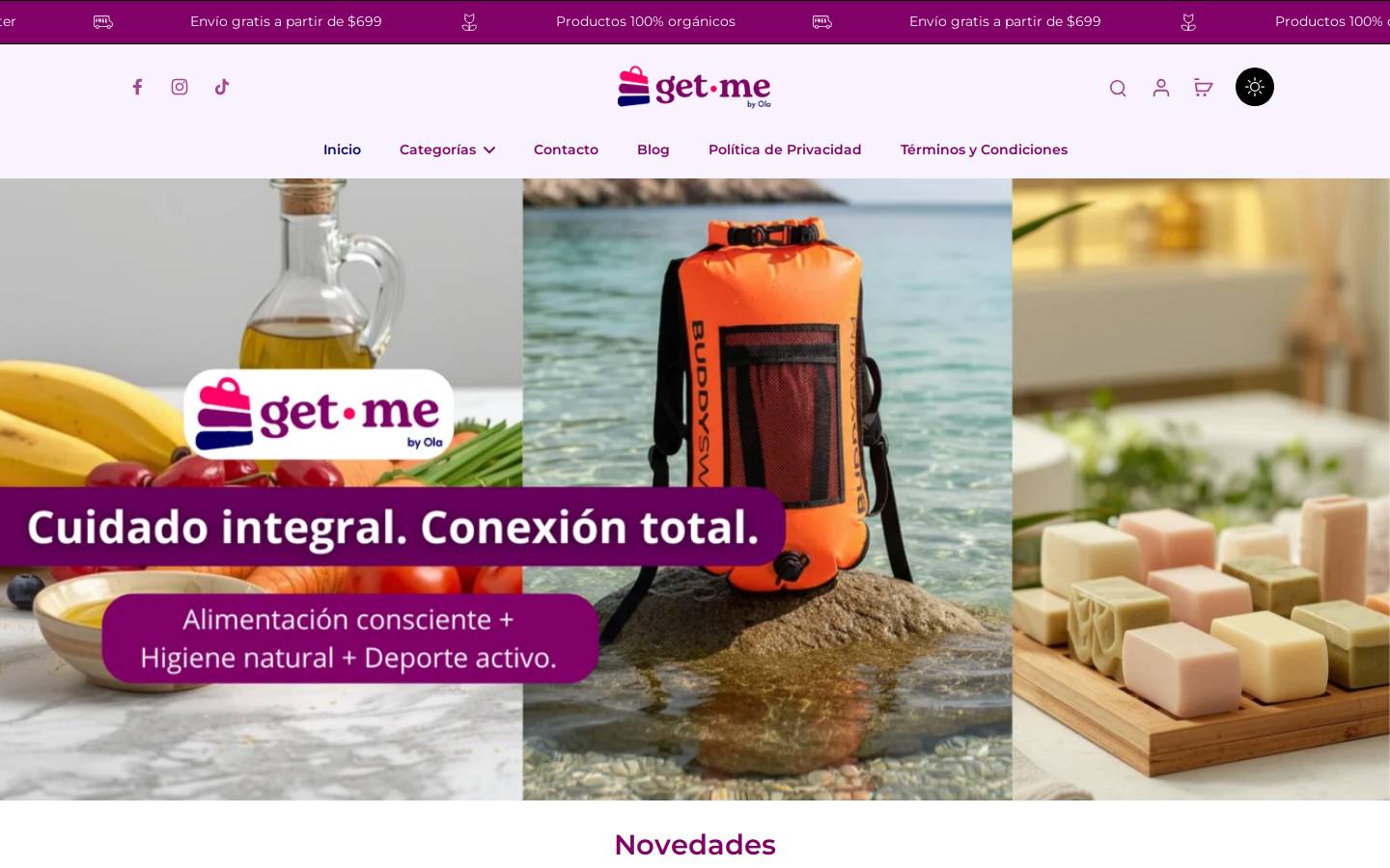 getmebyola.com homepage screenshot