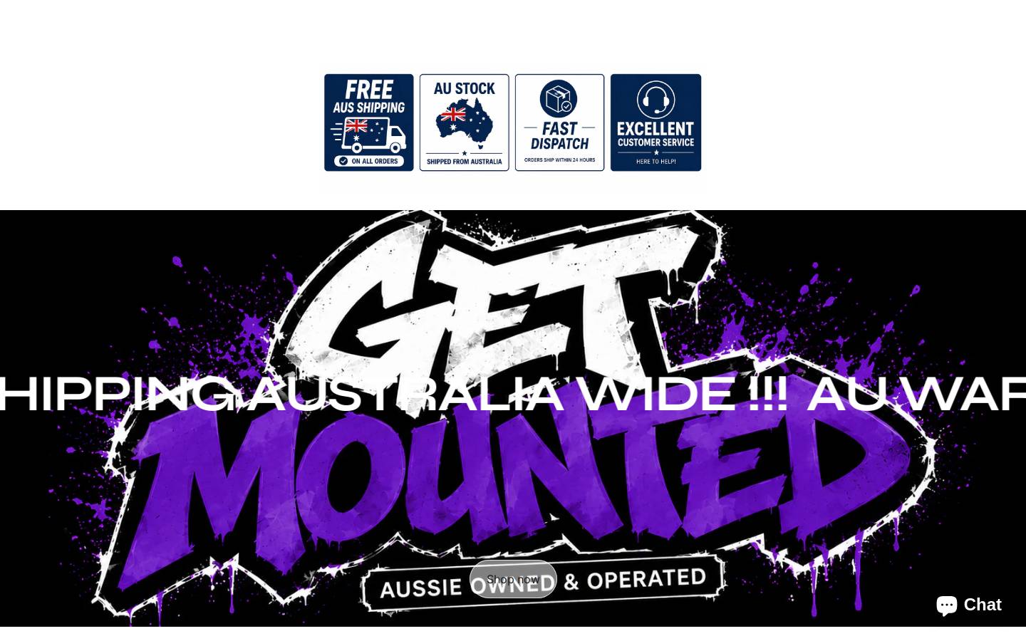 getmounted.com.au homepage screenshot