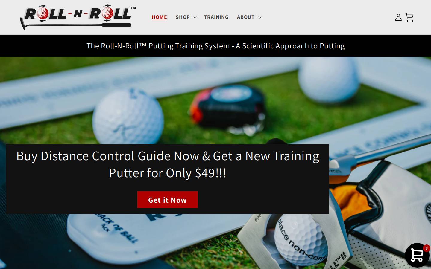 getmyputter.com homepage screenshot