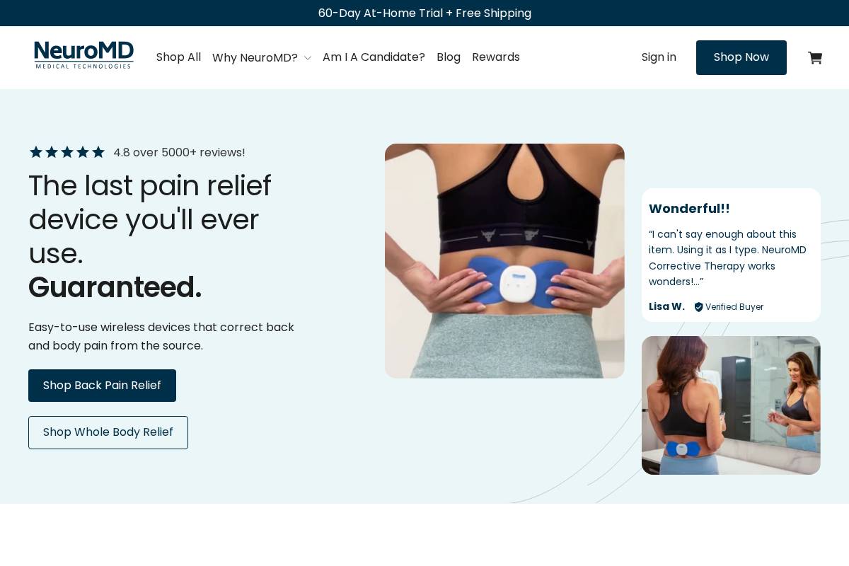 getneuromd.com homepage screenshot