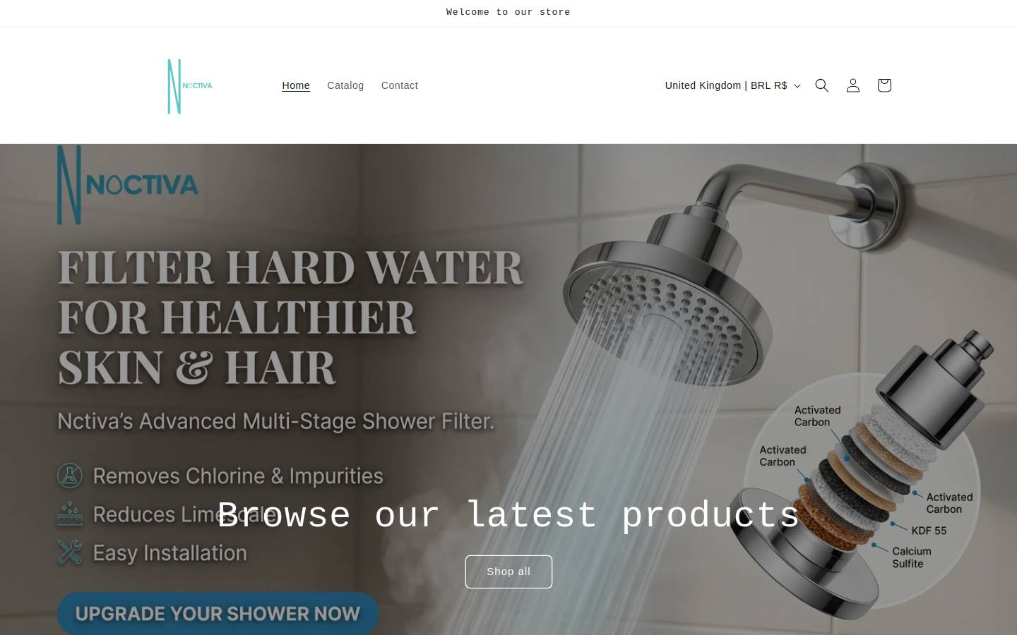 getnoctiva.com homepage screenshot