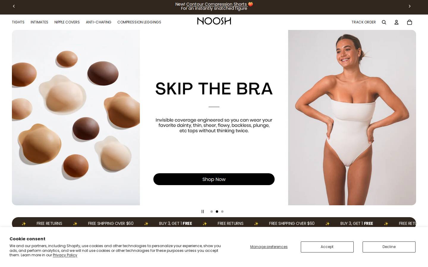 getnoosh.com homepage screenshot