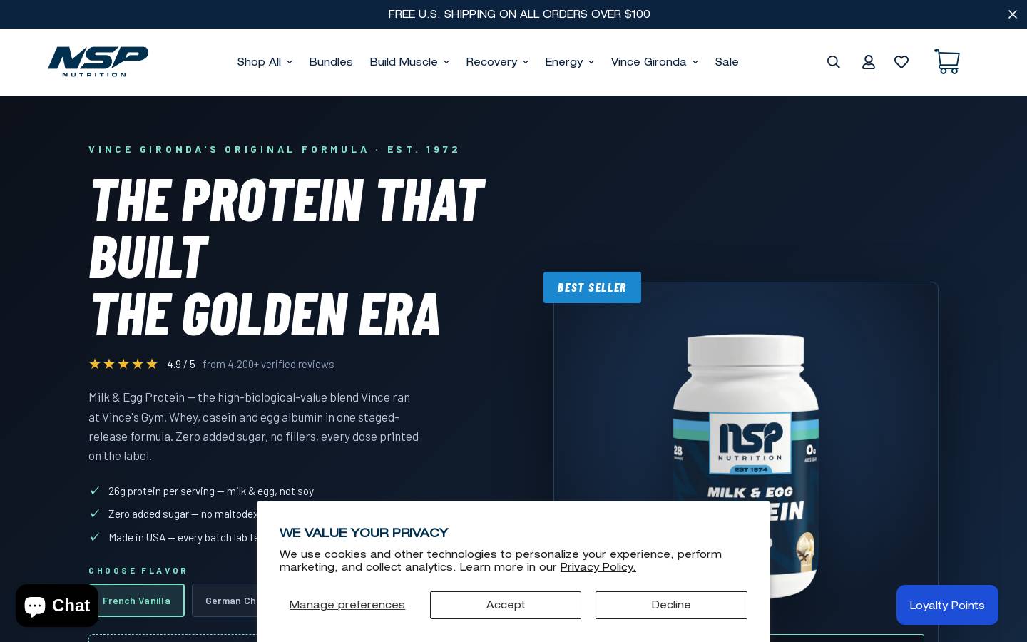 getnsp.com homepage screenshot