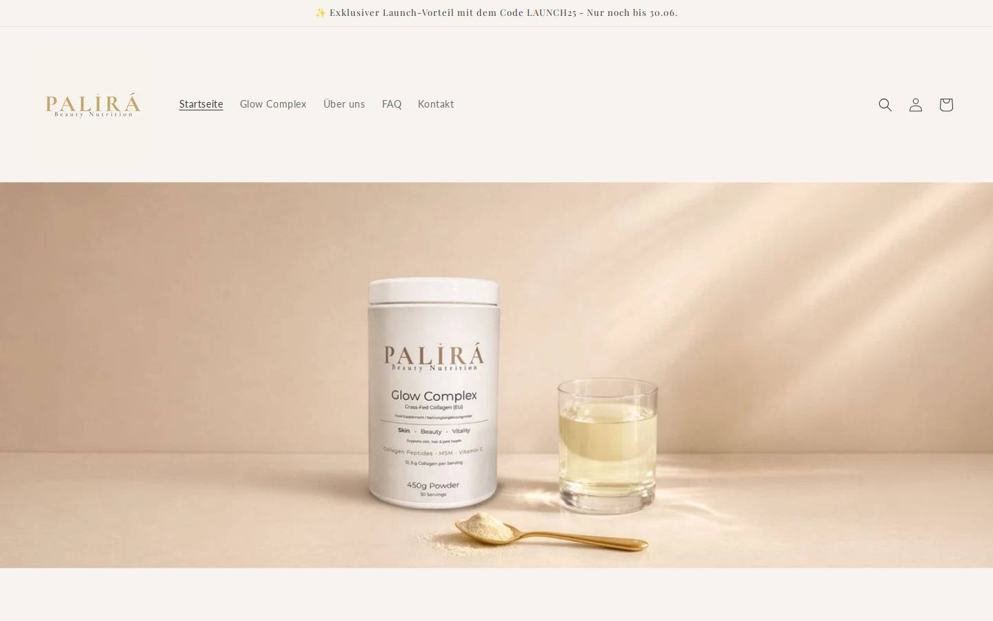 getpalira.com homepage screenshot