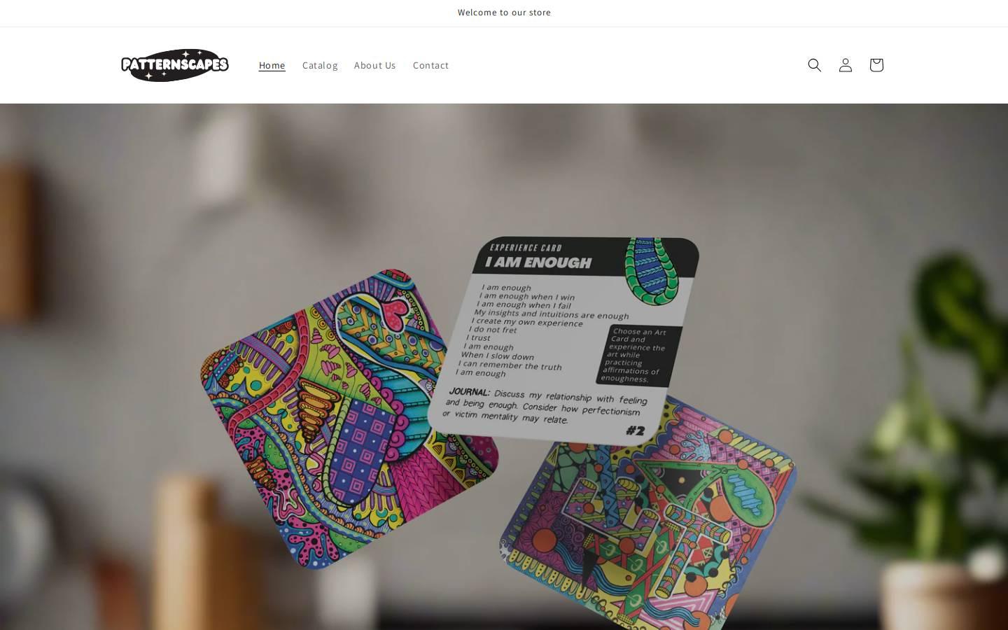 getpatternscapes.com homepage screenshot