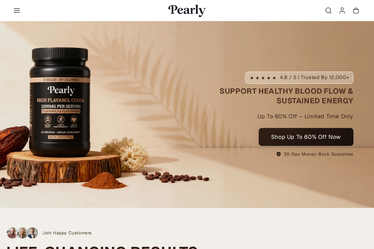 getpearly.co homepage screenshot