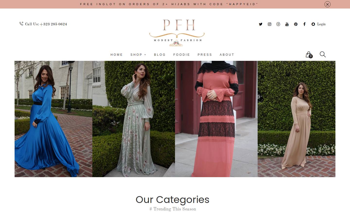 getpfh.com homepage screenshot