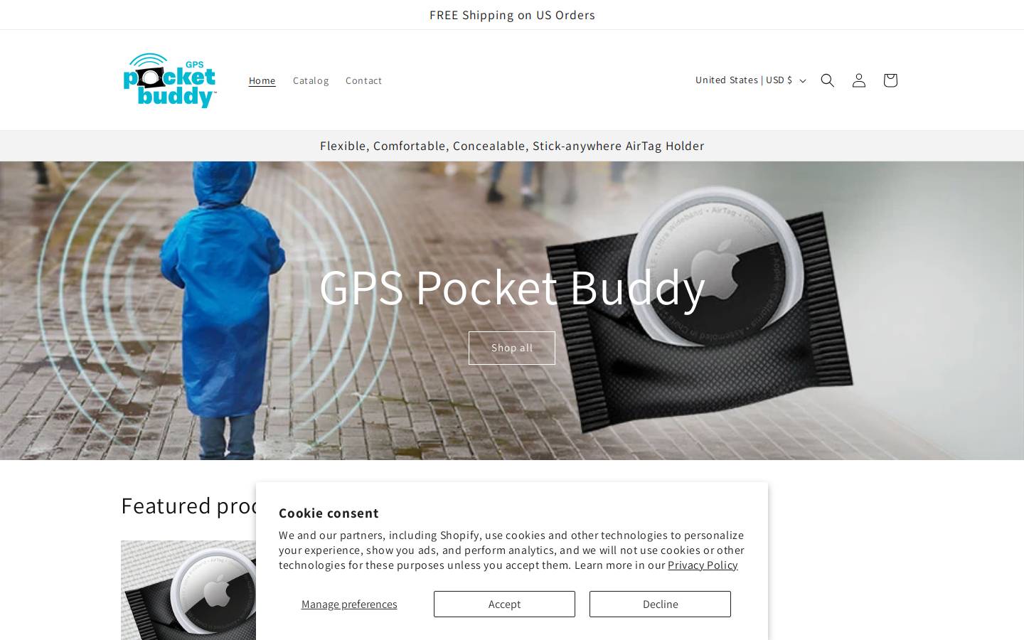 getpocketbuddy.com homepage screenshot