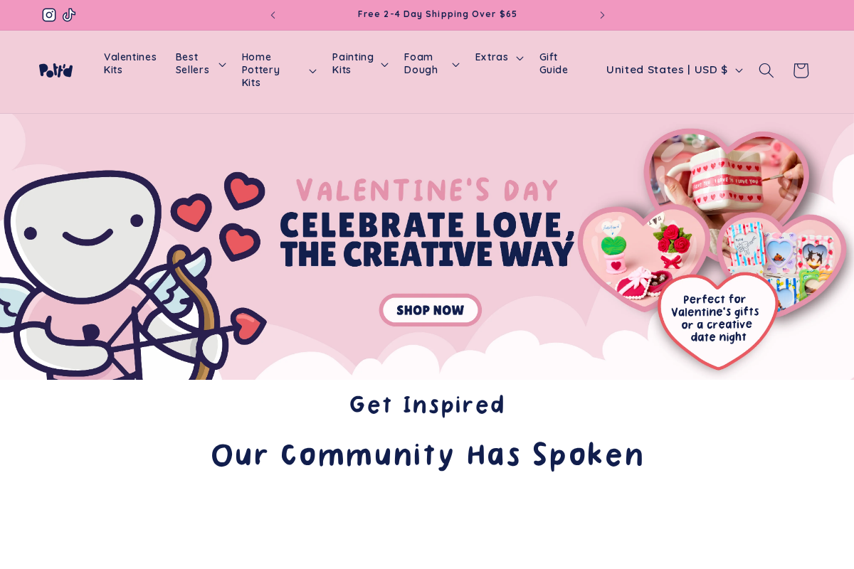 Pott'd US homepage screenshot