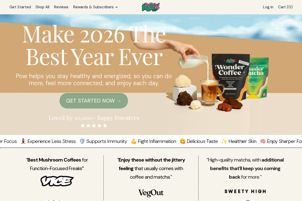 getpow.co homepage screenshot