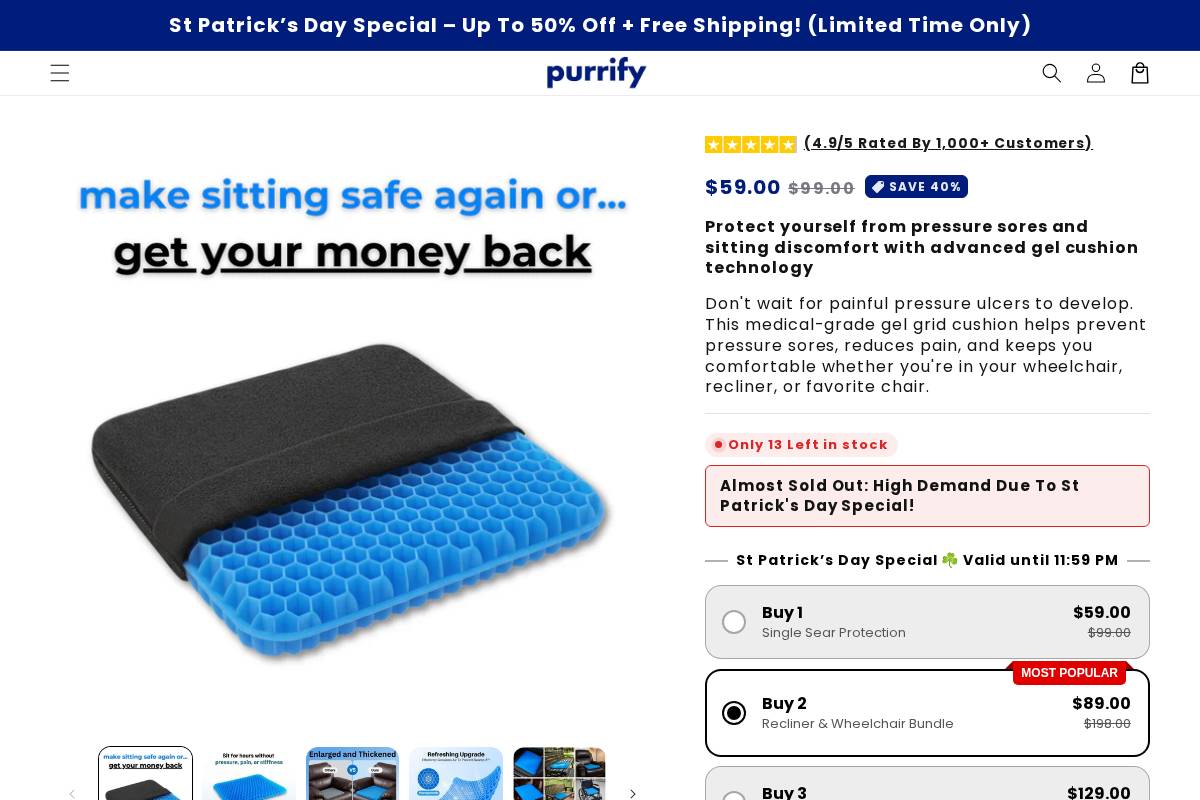 getpurrify.com homepage screenshot