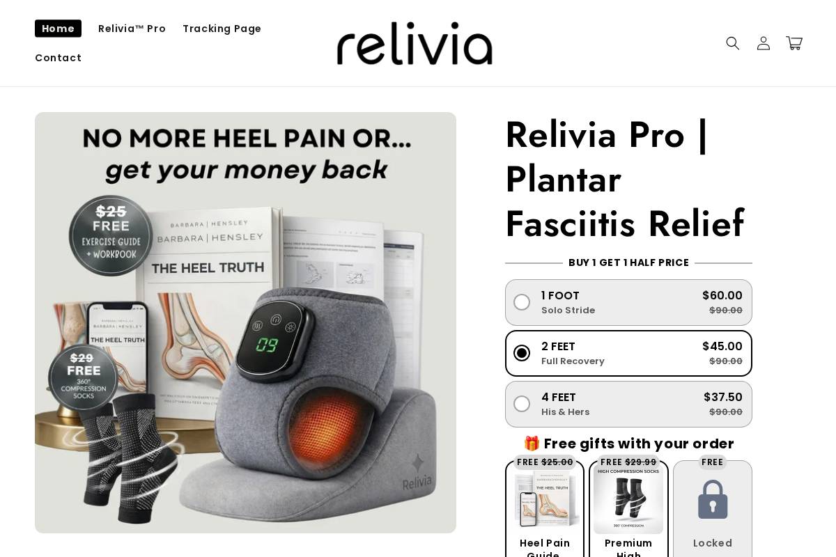 getrelivia.com homepage screenshot