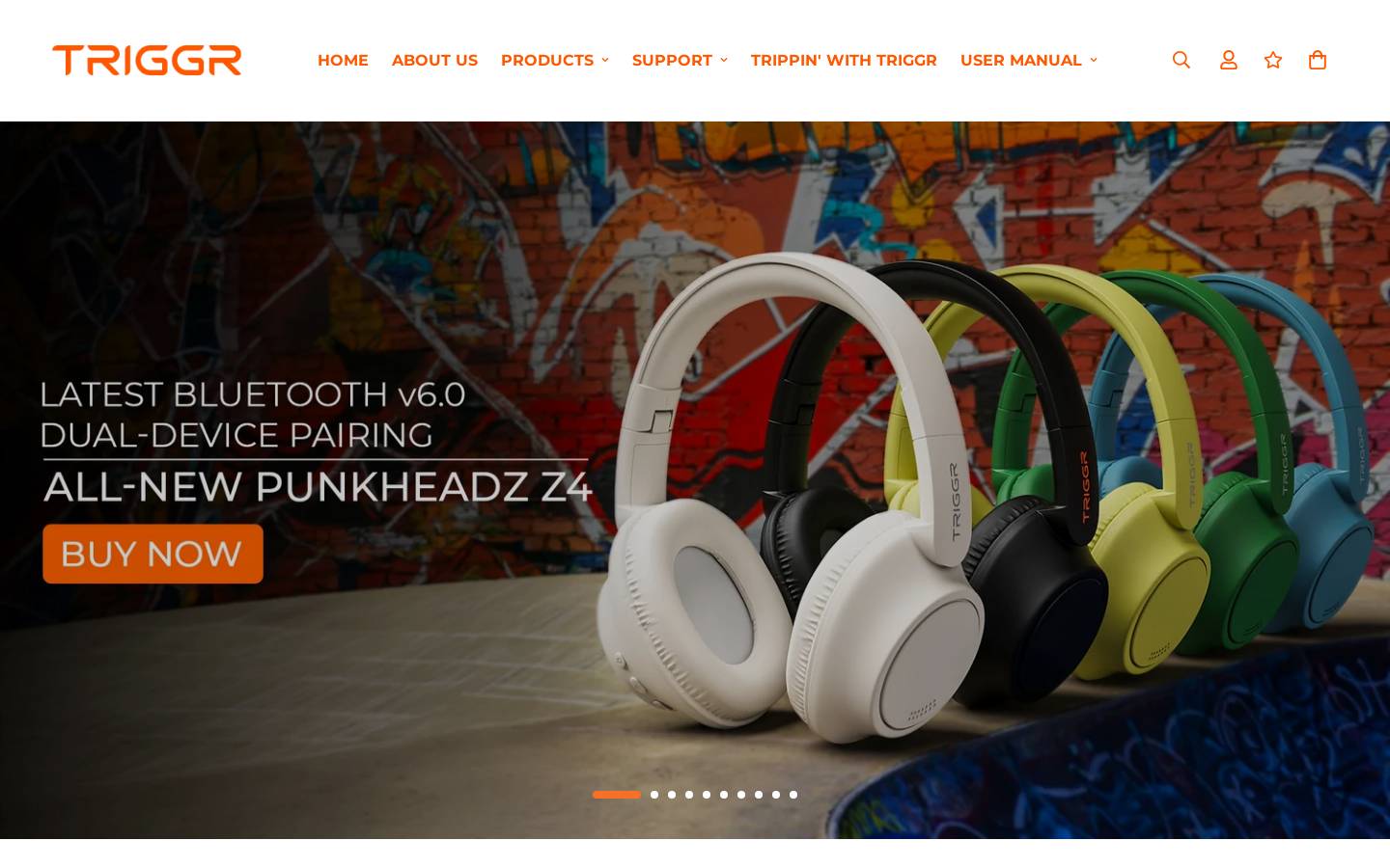 getriggr.com homepage screenshot