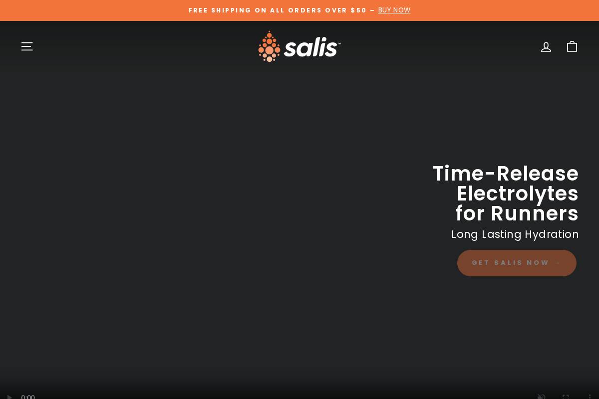 getsalis.com homepage screenshot
