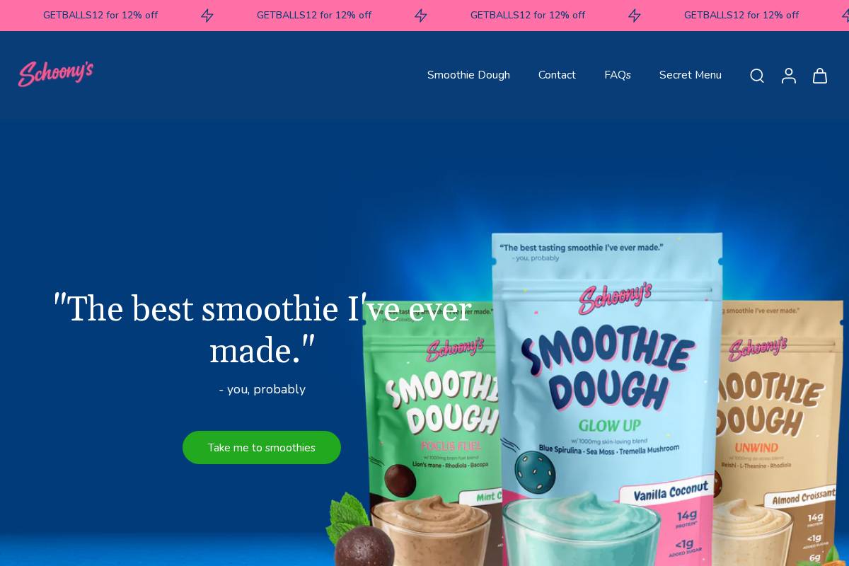 getschoonys.com homepage screenshot