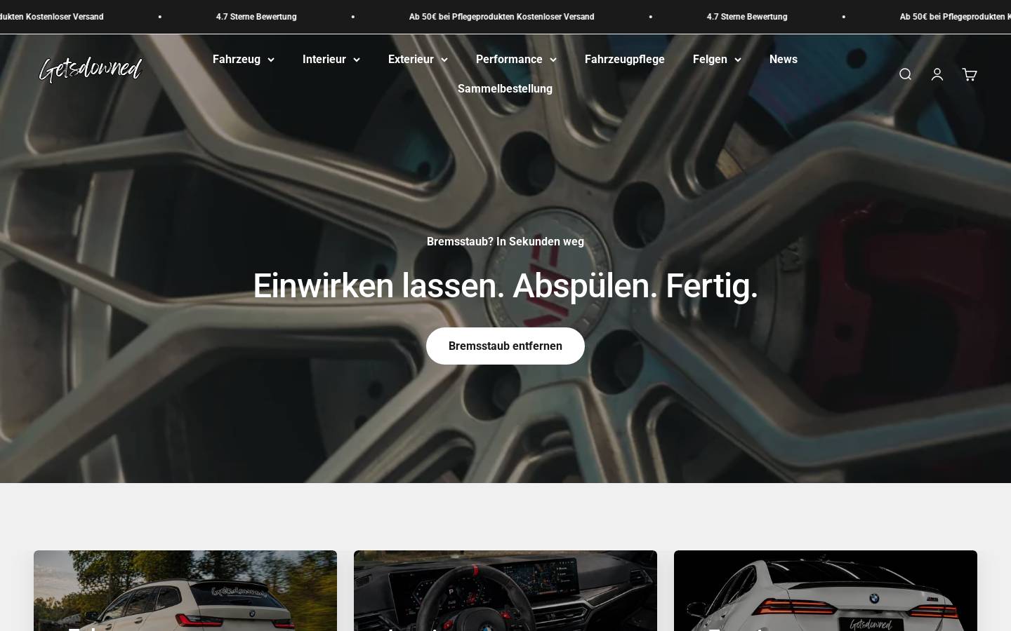 getsdowned.de homepage screenshot