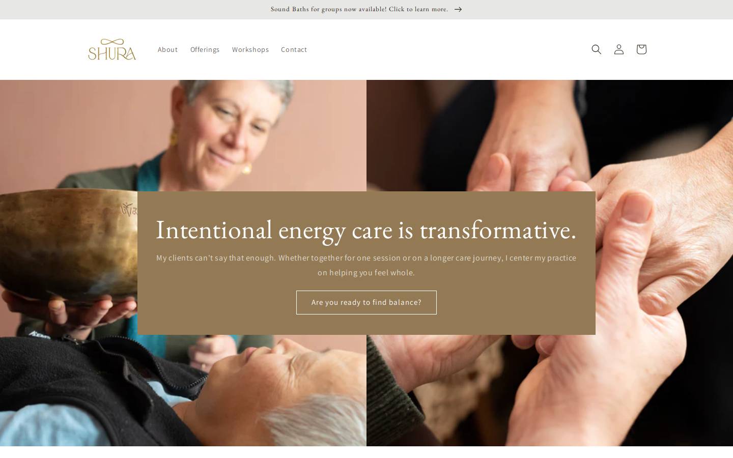 getshura.com homepage screenshot