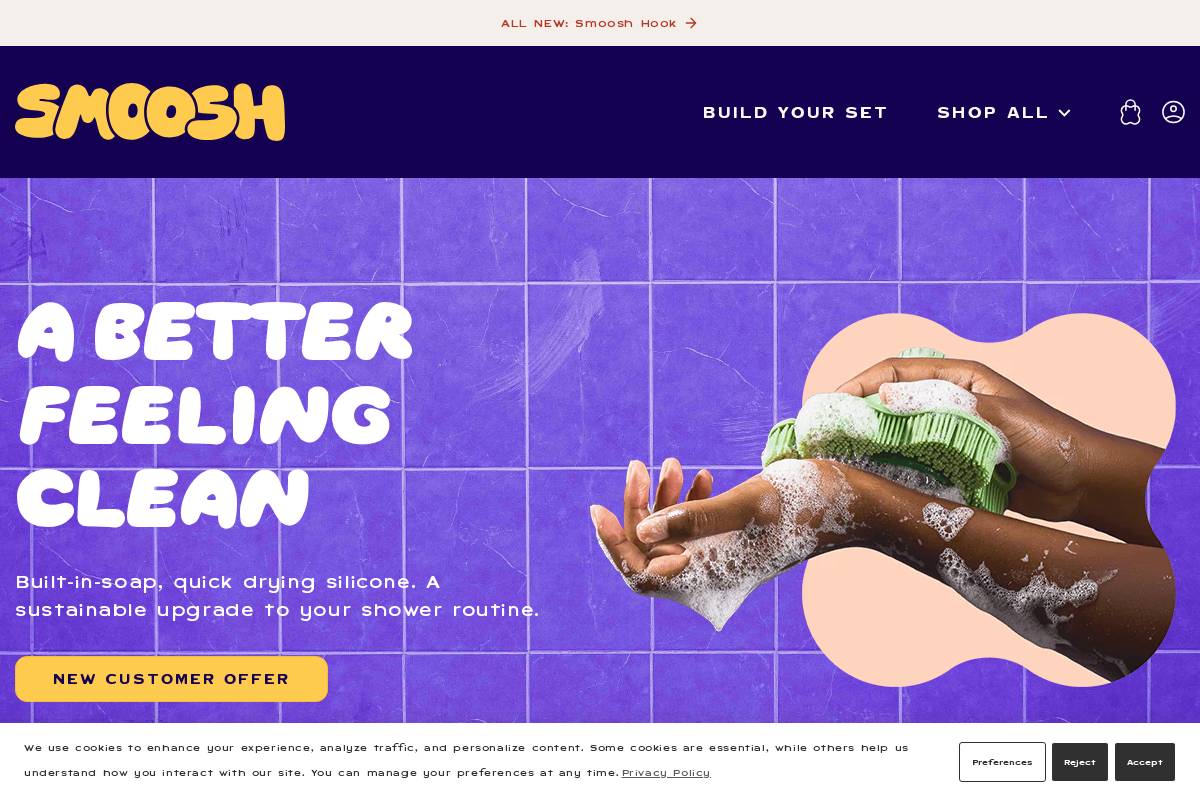 getsmoosh.com homepage screenshot