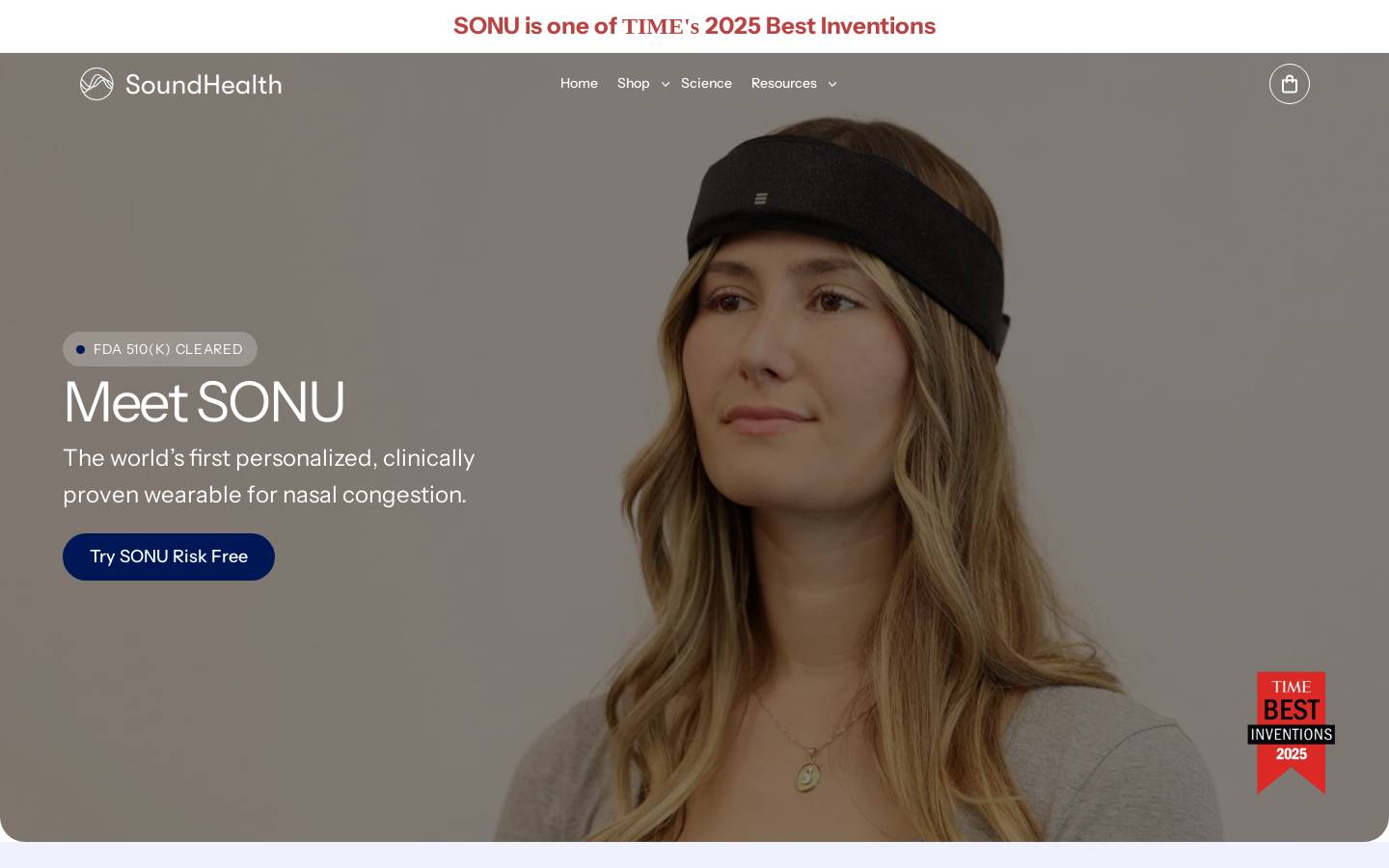 getsonu.com homepage screenshot
