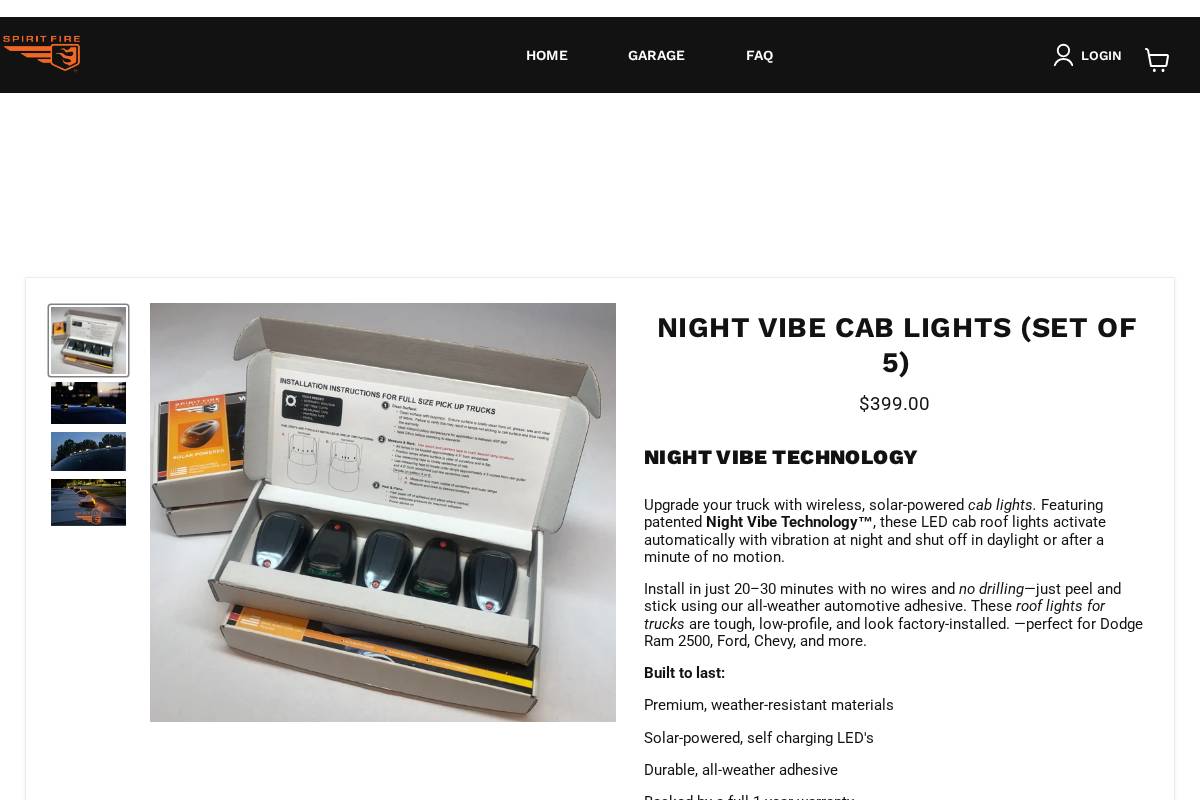 getspiritfire.com homepage screenshot