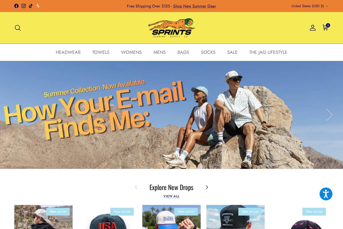 getsprints.com homepage screenshot
