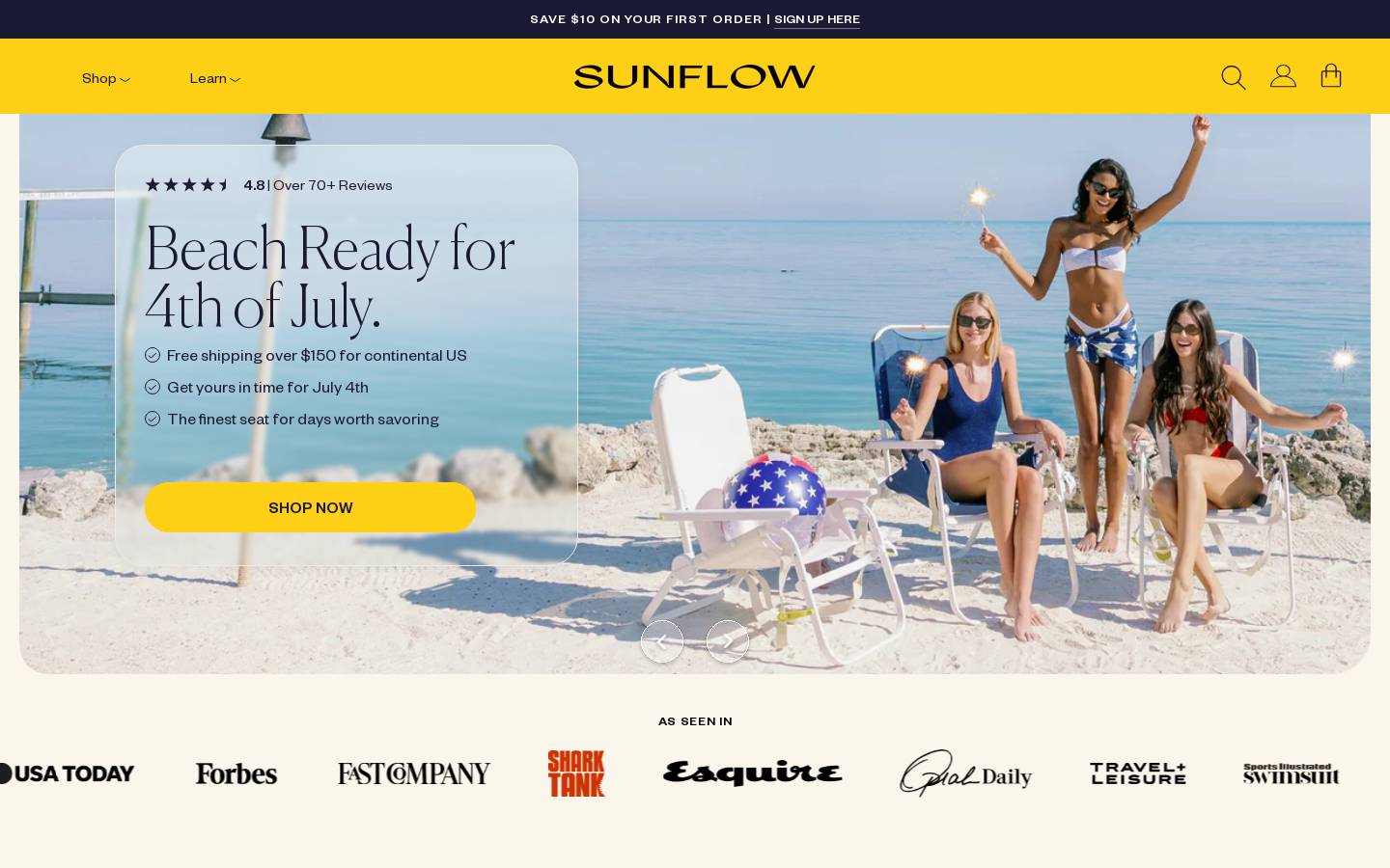 getsunflow.com homepage screenshot