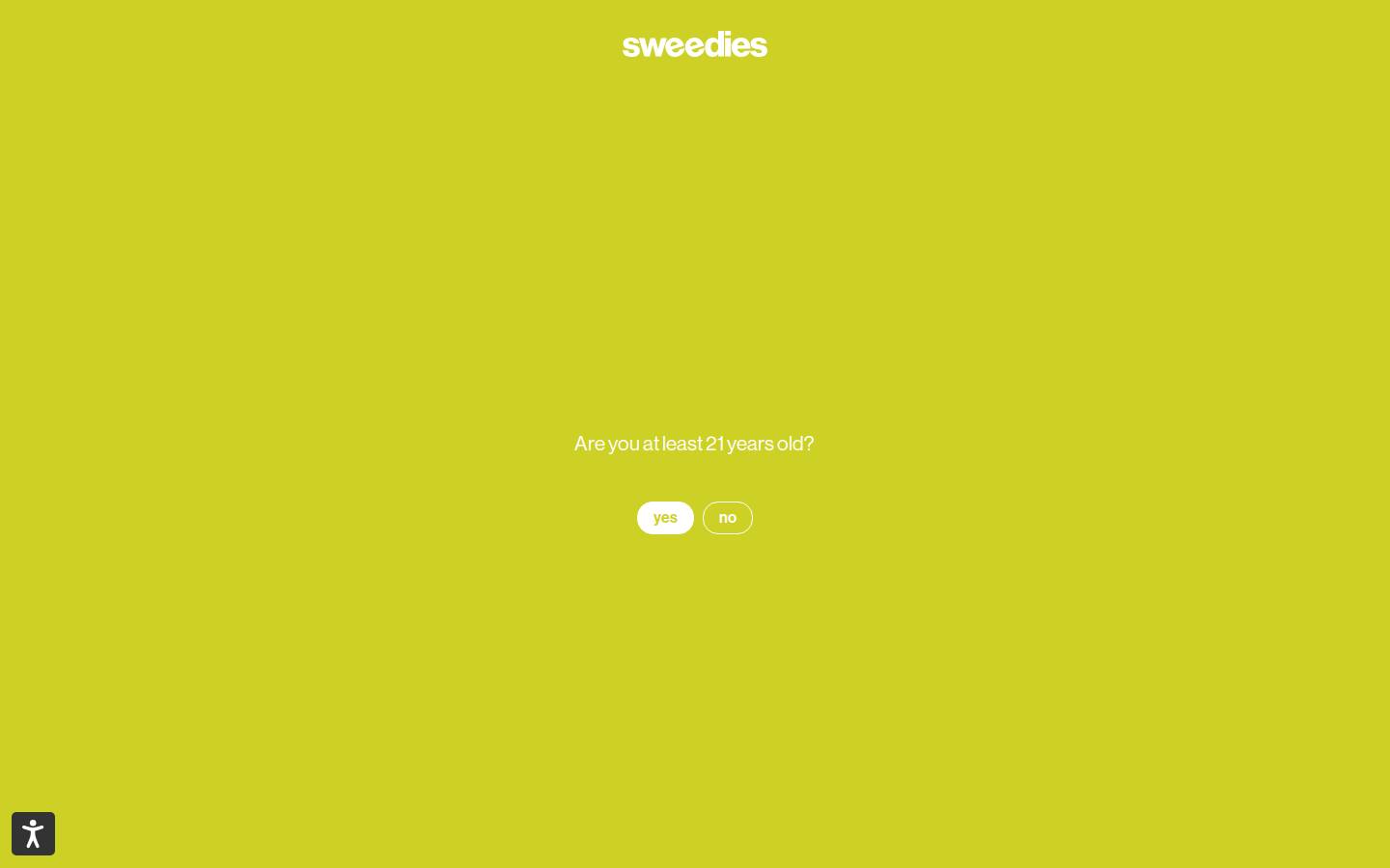 getsweedies.com homepage screenshot