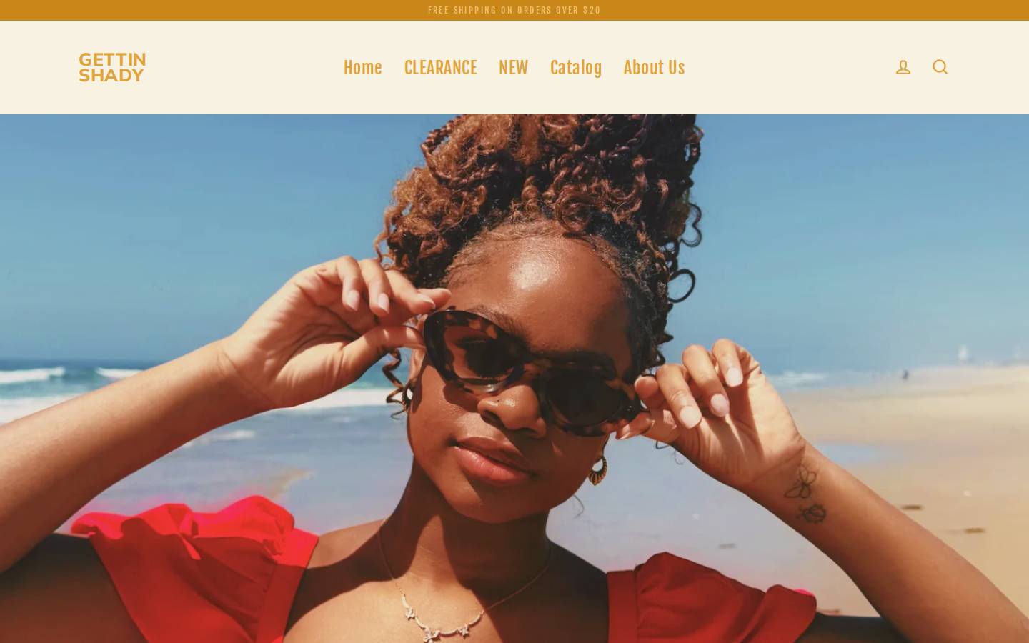 gettinshady.com homepage screenshot