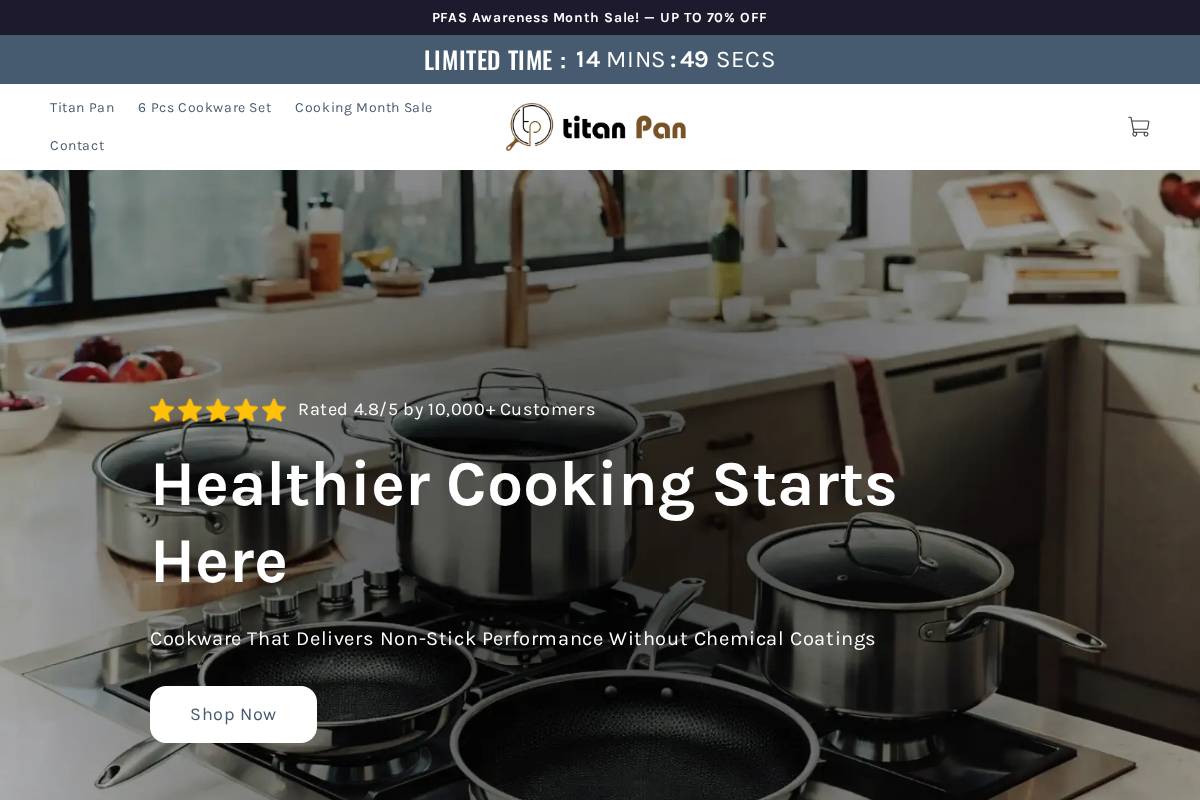 gettitanpan.com homepage screenshot