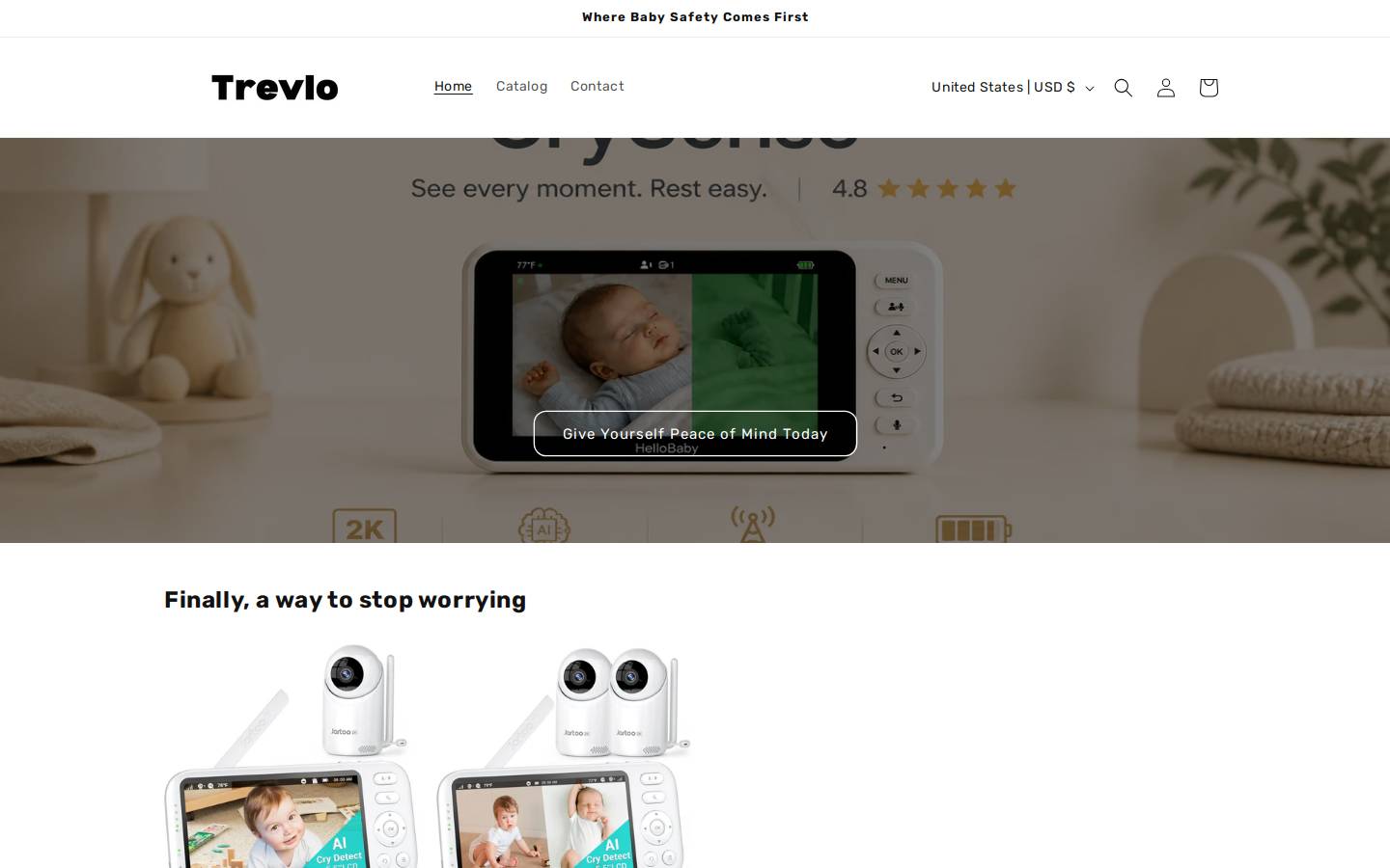 gettrevlo.com homepage screenshot