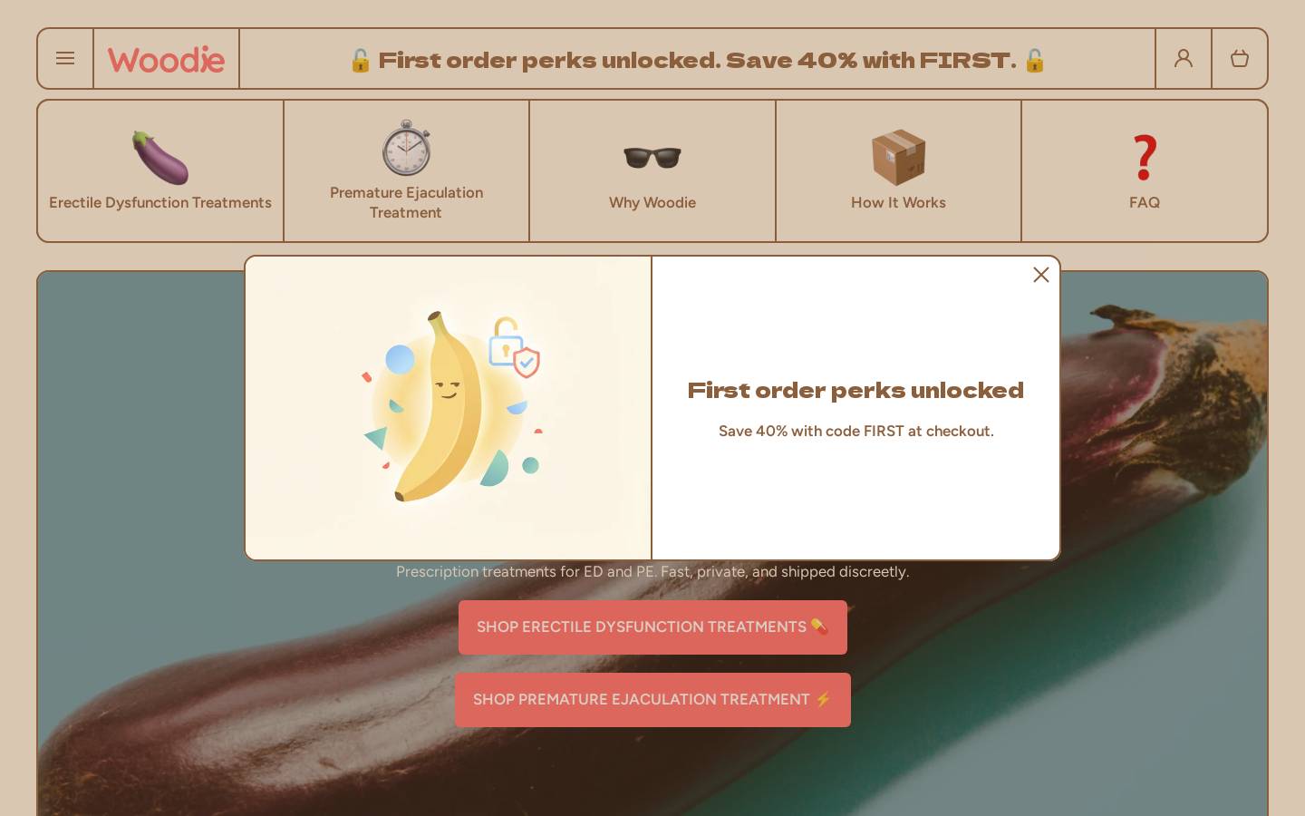 getwoodie.com homepage screenshot