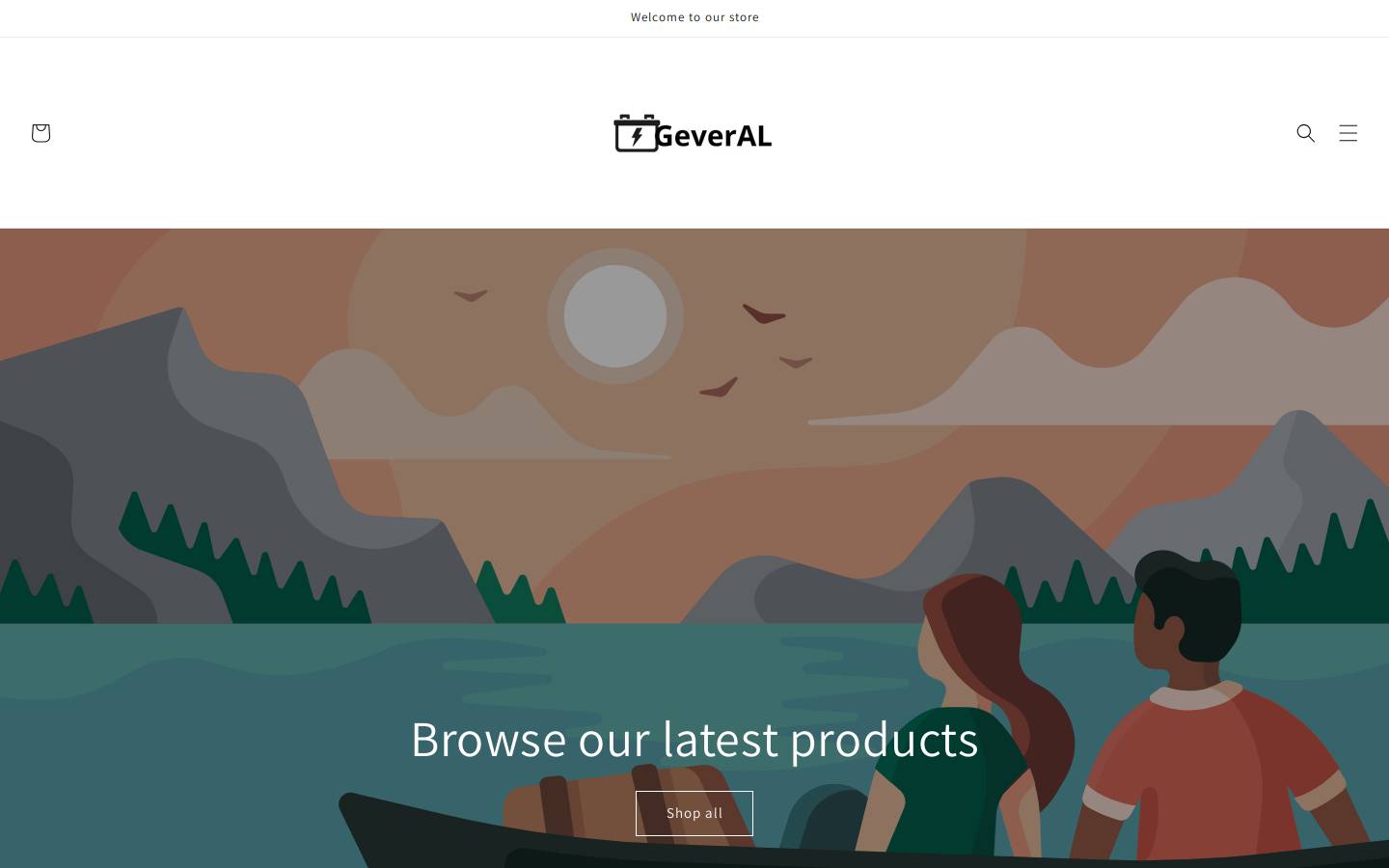 geveral.com homepage screenshot