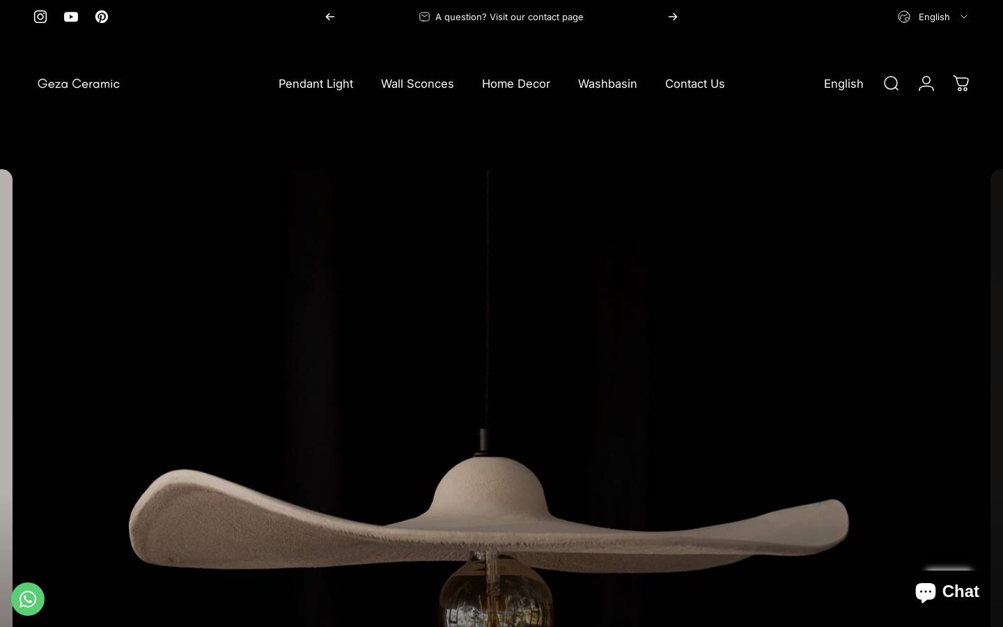 gezaceramic.com homepage screenshot