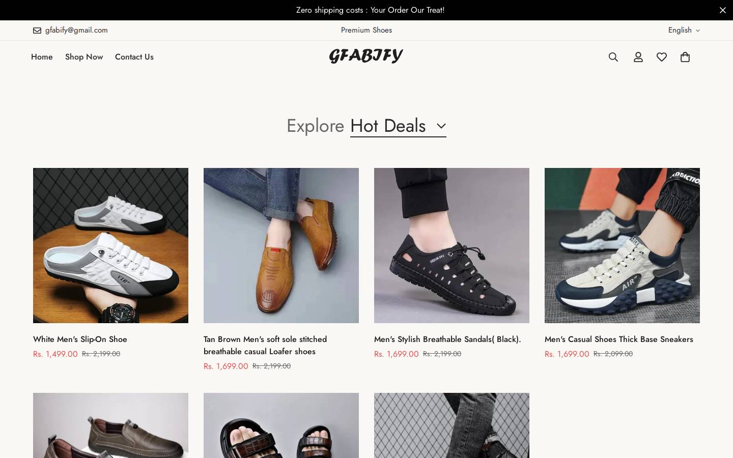 gfabify.in homepage screenshot