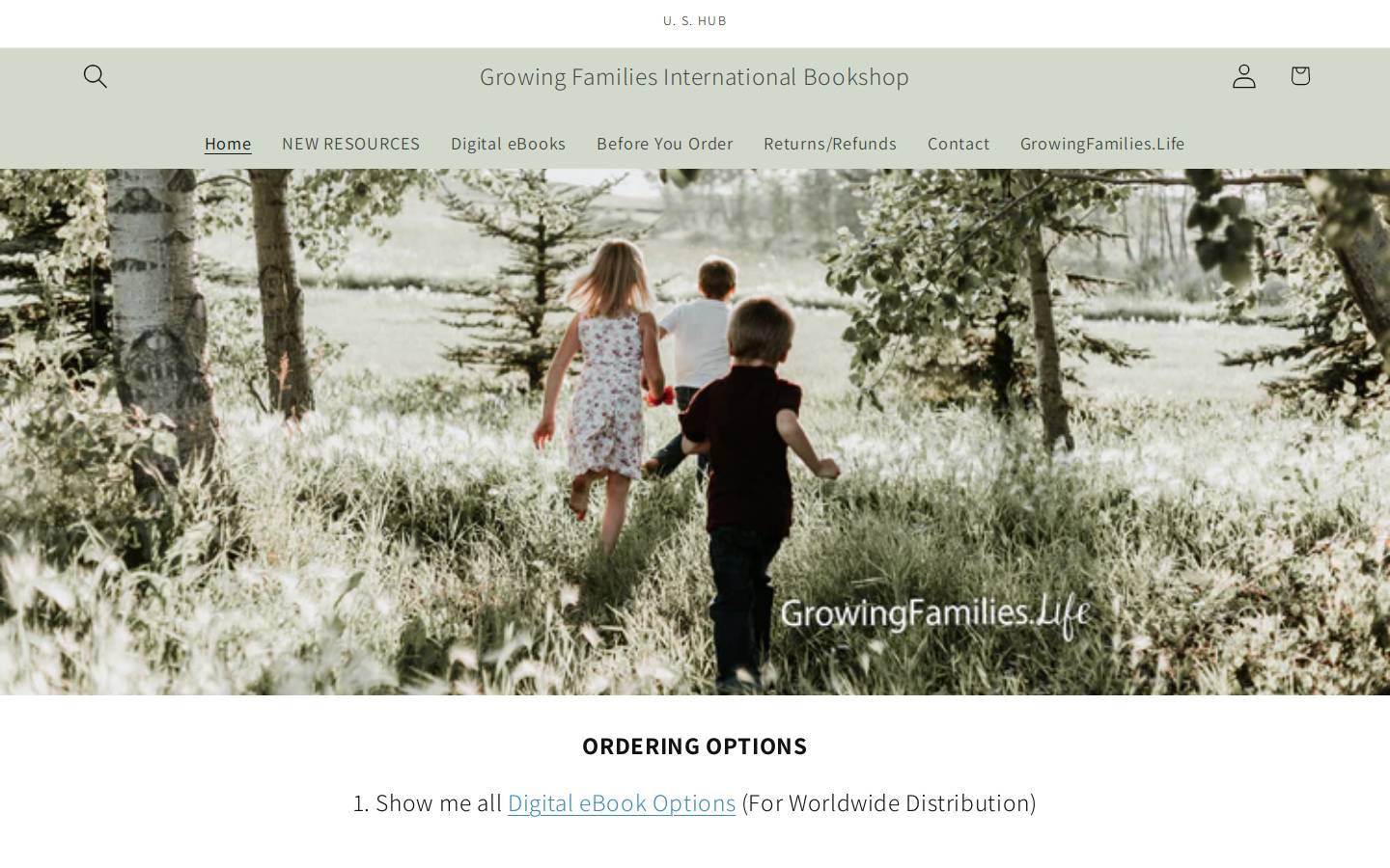 gfibookshop.com homepage screenshot