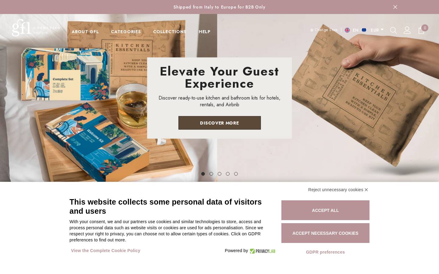 gflamenities.com homepage screenshot