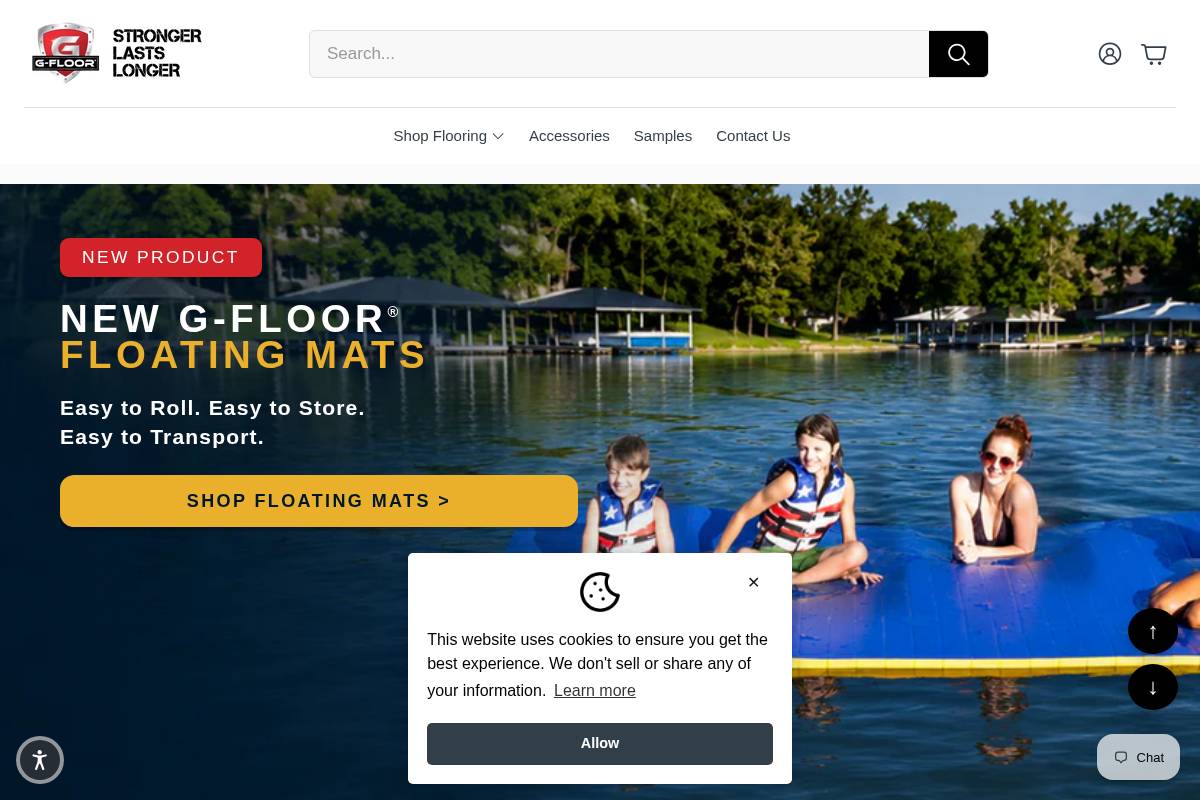 gfloor.com homepage screenshot