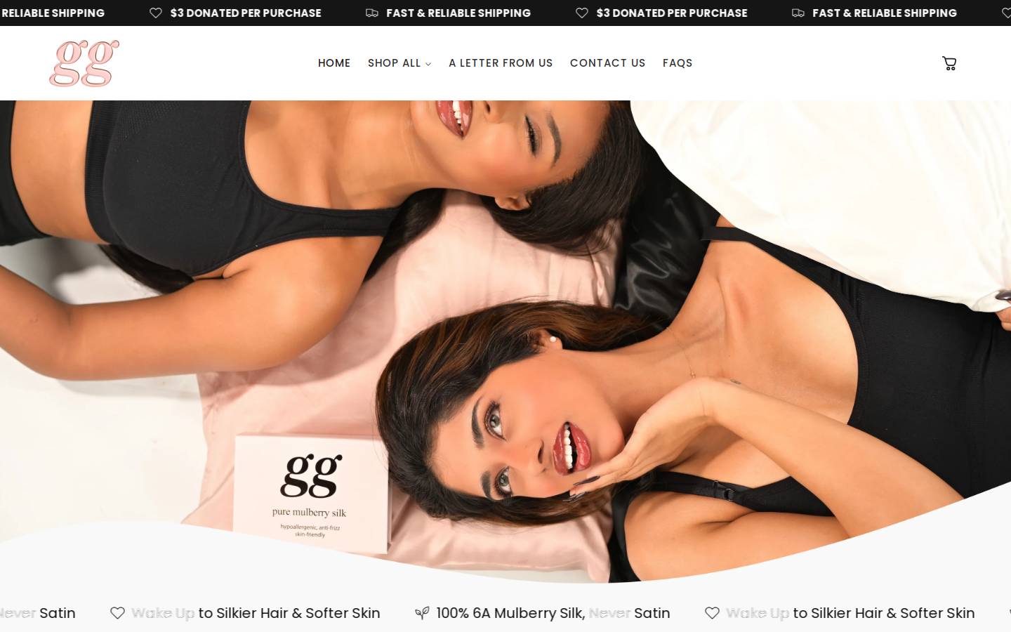 ggthebrand.com homepage screenshot