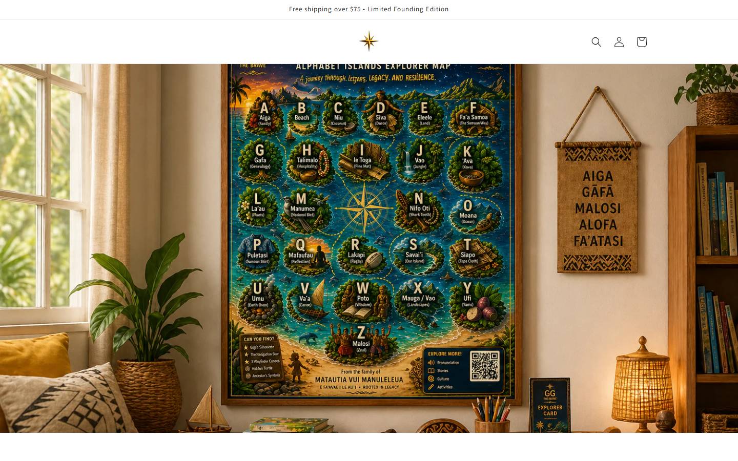 ggthebrave.com homepage screenshot