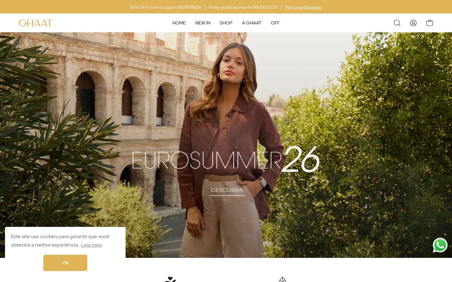 ghaat.com.br homepage screenshot
