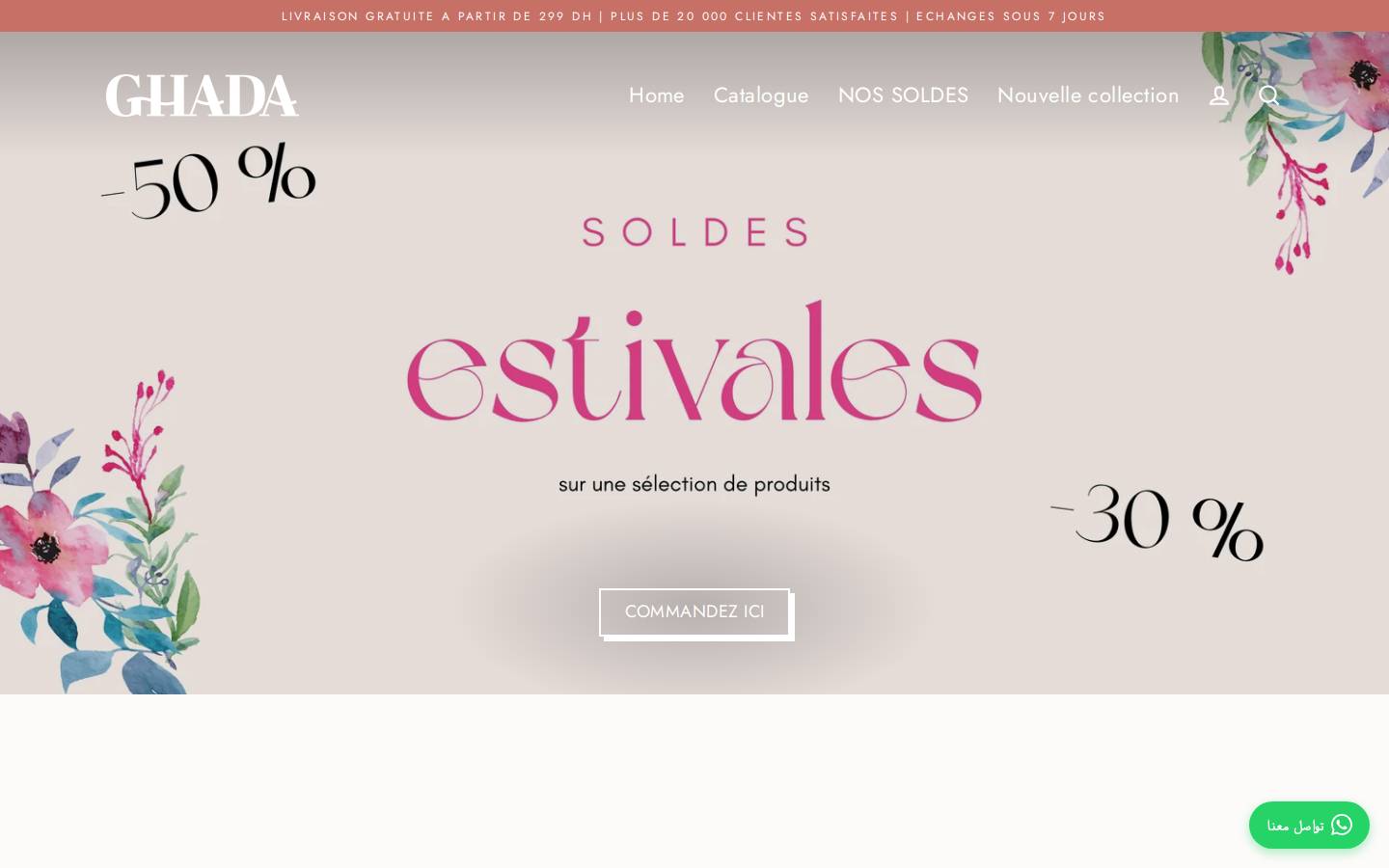 ghada.ma homepage screenshot