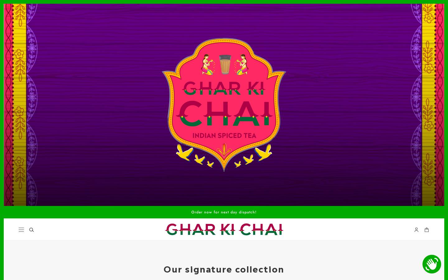gharkichai.co homepage screenshot