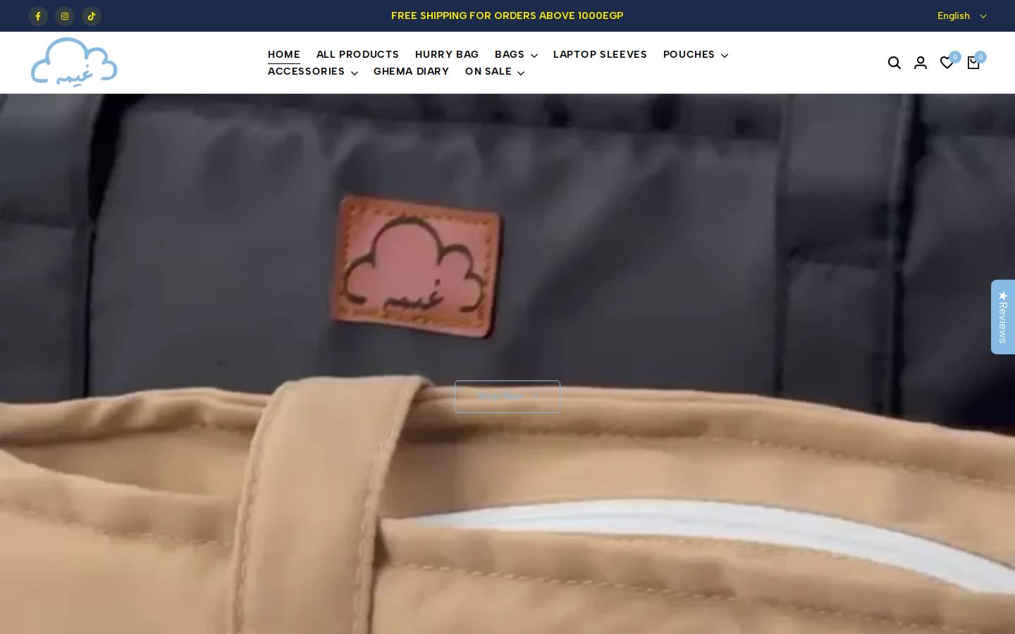 ghemaeg.com homepage screenshot