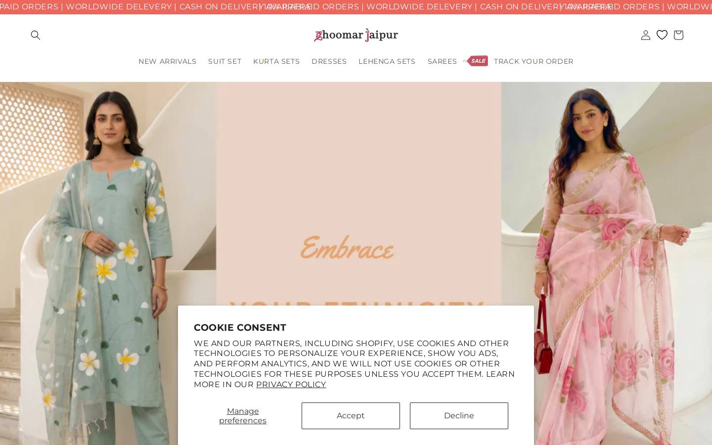 ghoomarjaipur.com homepage screenshot