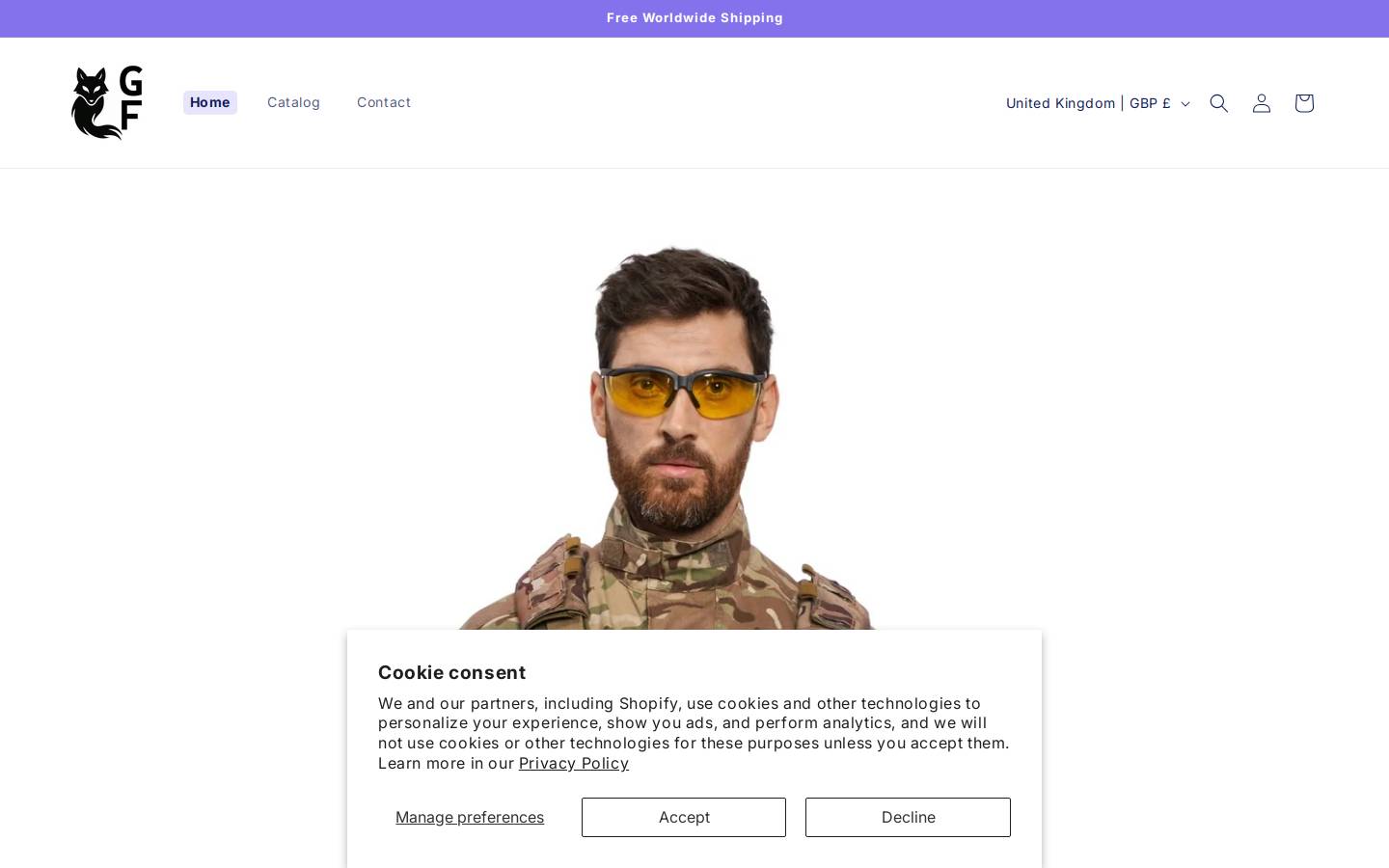 ghostfox.pro homepage screenshot